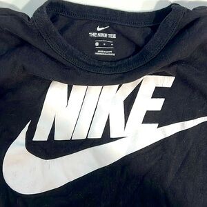 Black Nike crop top